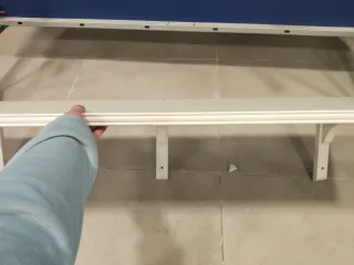 Estanterías blancas de madera Ikea