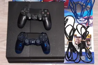 PS4 Slim 1TB Negra + 2 Mandos
