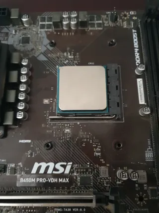 Placa Base MSI B450M PRO-VDH MAX