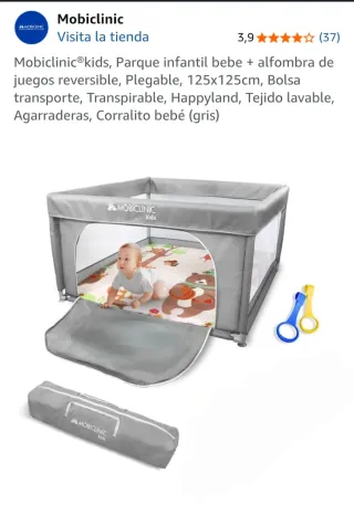 Parque infantil Mobiclinic gris