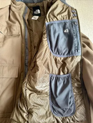 Chaqueta The North Face Talla M Marrón/ caqui