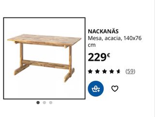Mesa de comedor de madera