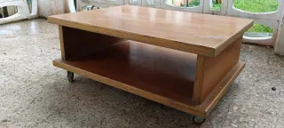 Mueble TV o mesita central con ruedas