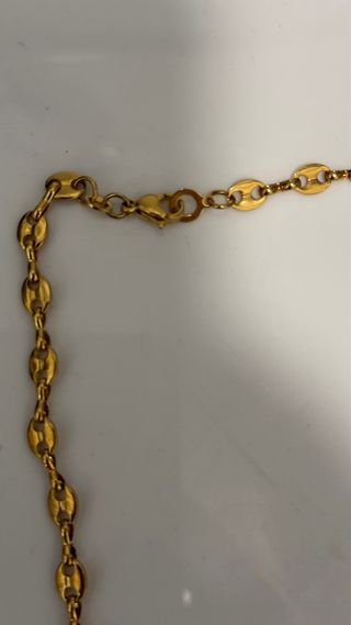 Cadena Oro Permanente Baño Serpiente