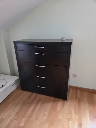 Conjunto cama mesillas y comoda