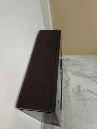 Cubreradiador madera y cristal