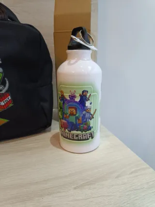 Lonchera y Botella 400 ml Minecraft