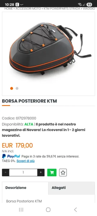 Borsa KTM PowerParts