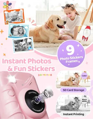 Cámara Fotos Instantánea Infantil NUEVA