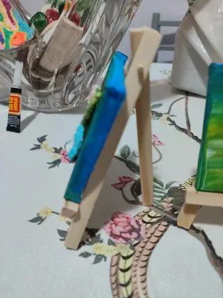 Mini cuadros decorativos flores