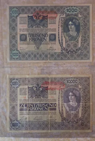 Lote 26 Billetes Mundo Antiguos y Modernos