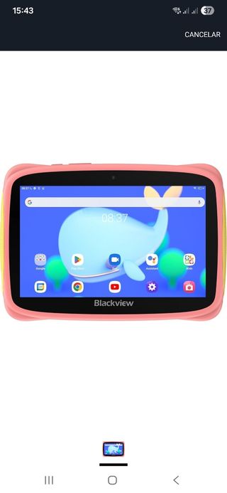 Tablet Blackview Rosa y Amarilla