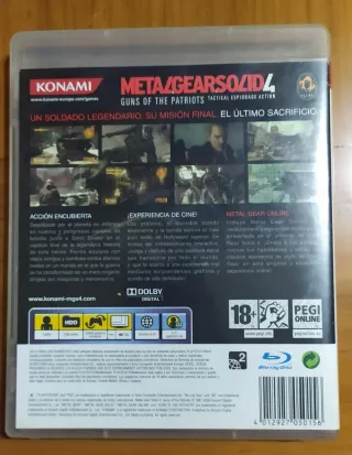 Metal Gear Solid 4 PS3 Guns of the Patriots