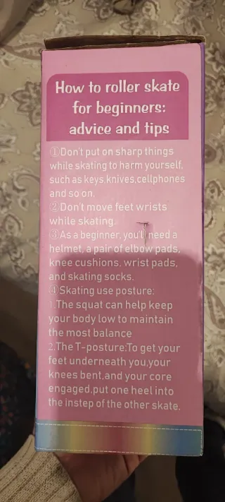 Patines infantiles unicornio talla S (30-33)