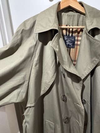 Gabardina Burberrys Verde Talla M