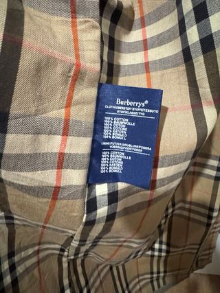 Gabardina Burberrys Verde Talla M