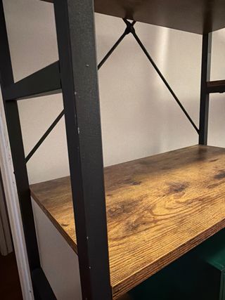 Estantería grande madera y metal