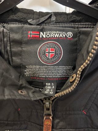 Chaqueta Geographical Norway Negra