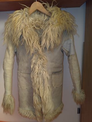 piel de cordero esquilada (shearling) vintage tg S