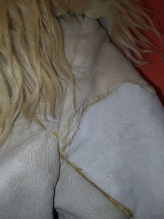 piel de cordero esquilada (shearling) vintage tg S