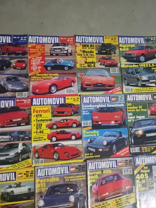 Revista Automóvil - 23 números del 81 al año 89