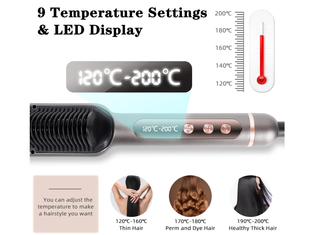 Piastra Pettine Lisciante Capelli Ceramica