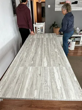 Mesa de comedor extensible madera