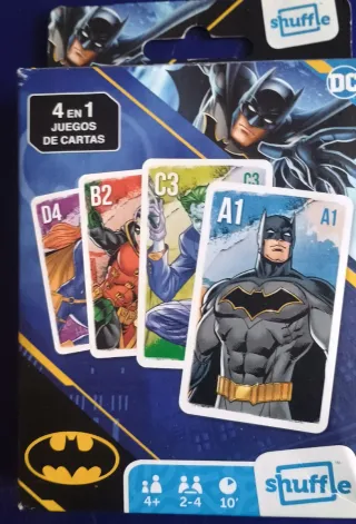 Juego de Cartas Batman 4 en 1