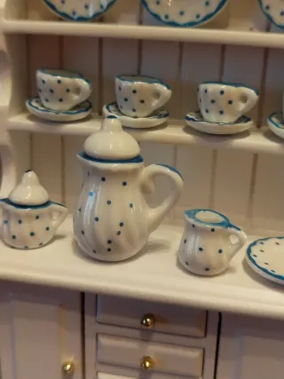 Set da caffè/tè in ceramica in miniatura