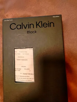 Calzoncillos Calvin Klein XL Azul/Negro