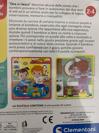 Sapientino 6 Mini Puzzle Clementoni