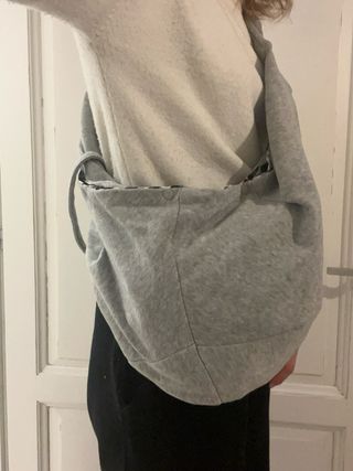 Sacca per cane piccola taglia grigia