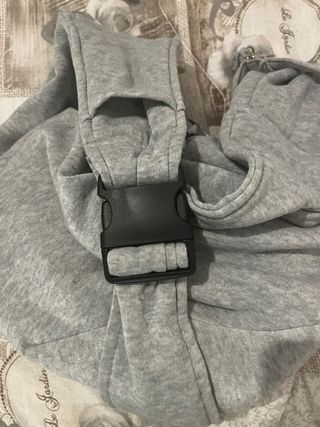 Sacca per cane piccola taglia grigia