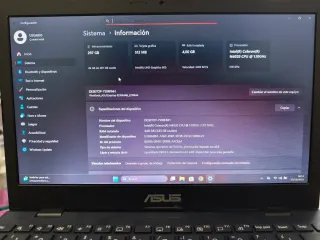 Portátil Asus Negro