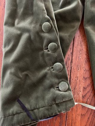 Traje Terciopelo Verde Botella de torrentí