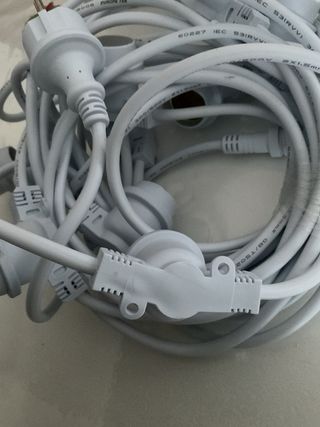 Catena luminosa 10m 10 portalampade