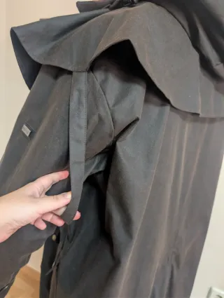 Capa Regatta Negra Larga