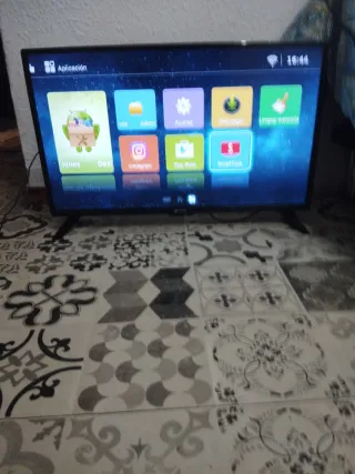 Televisión Smart TV Negra