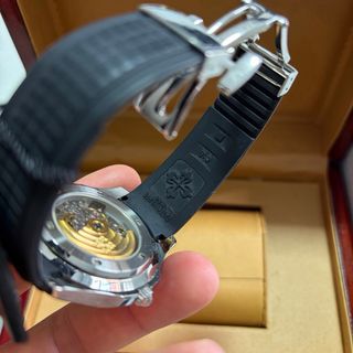 Patek Philippe Aquanaut Reloj Negro/Plata