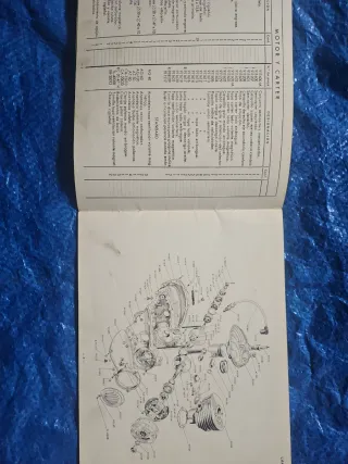 Catálogo OSSA 125 FUELLES de 1951Piezas