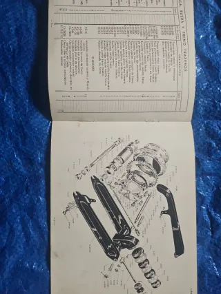 Catálogo OSSA 125 FUELLES de 1951Piezas