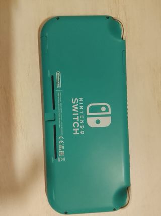 Nintendo Switch Lite Azul/Verde muy bien cuidada