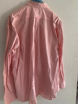 Camisa GANT Rosa Rayas Milrayas Talla 2XL