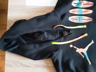 Sudadera Jordan Hombre Talla L Negra