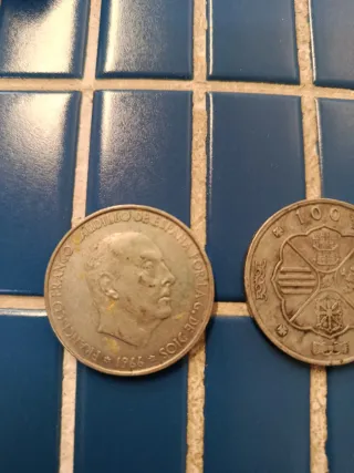 Moneda 100 Pesetas 1966 Franco