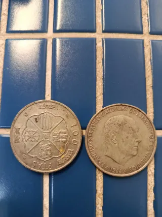 Moneda 100 Pesetas 1966 Franco