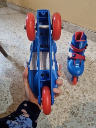 Patines Oxelo 3 Ruedas Talla 26-28