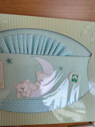 Juego sábanas franela cuna 100% algodón, sin abrir