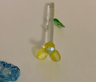 5 Fiori Decorativi Vetro