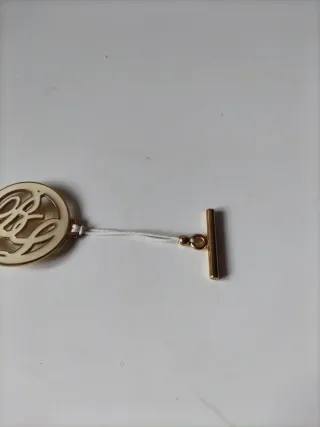 Pulsera Bimba y Lola dorada y blanca